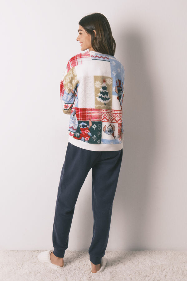 Women'secret Pidžama od tkanine Flis Print