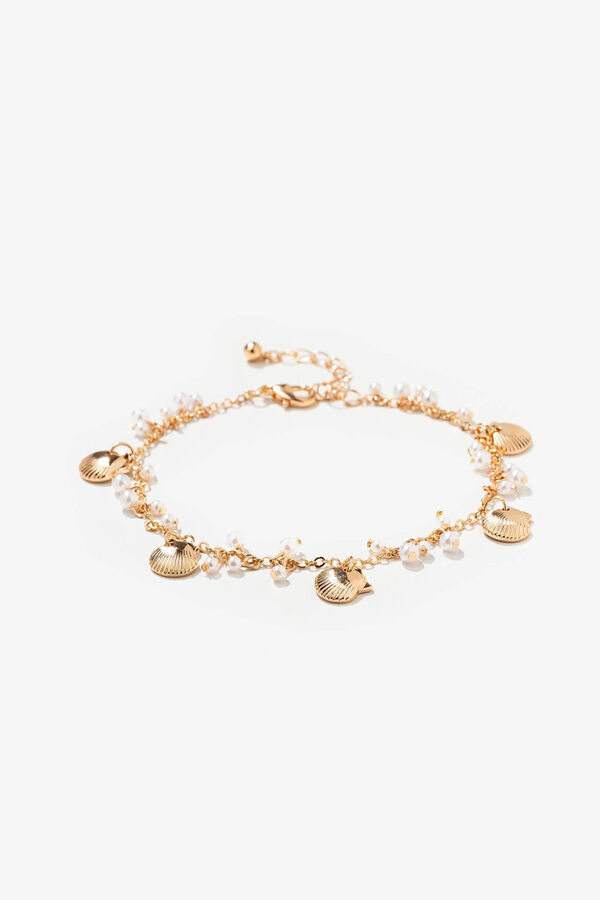 Vilanova Pulseira de P&eacute; Met&aacute;lico com Contas estampado