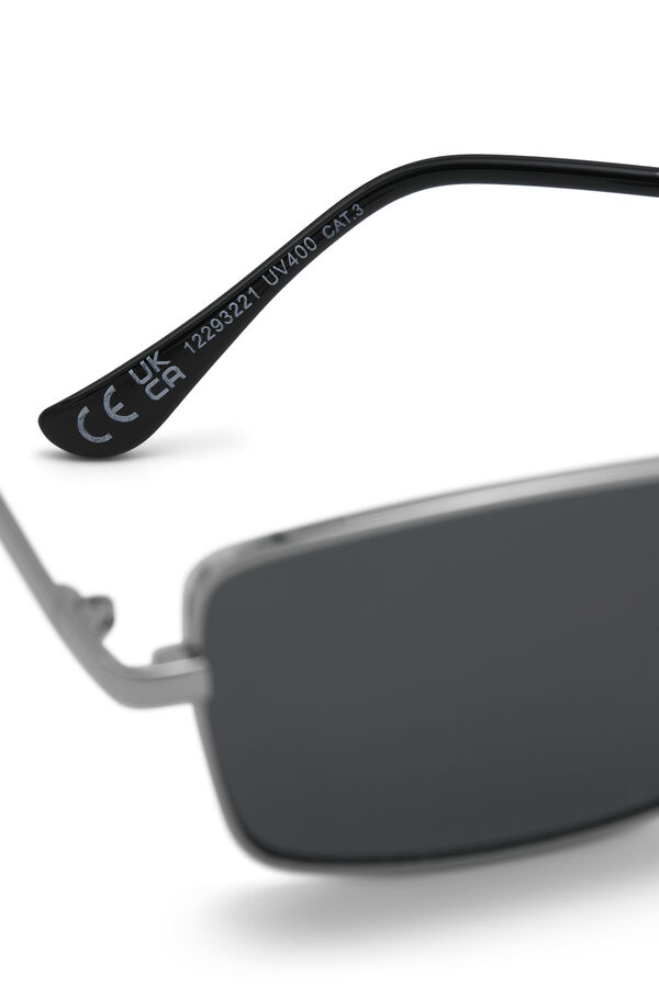 Jack & Jones Silberne Metallrahmen-Sonnenbrille Grau