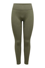 Womensecret Leggings compridos sem costuras verde