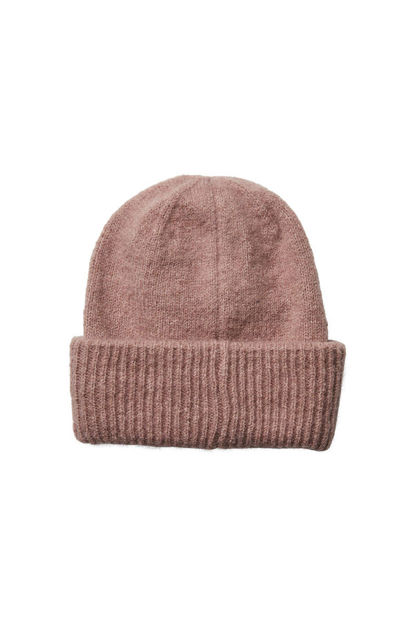 Pieces Fine jersey-knit hat pink
