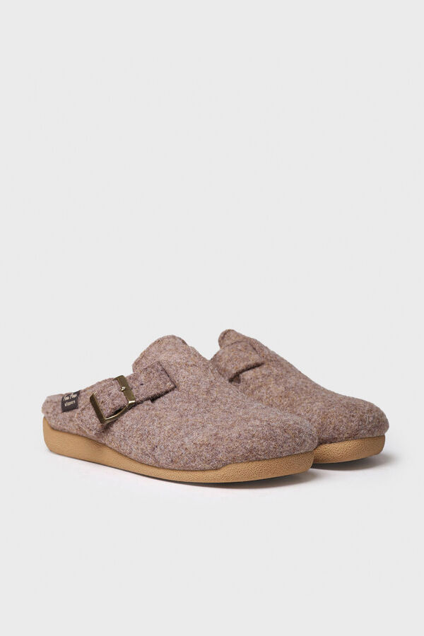 Toni Pons Zapatilla Tipo Zueco Para Mujer En Fieltro kaki