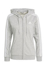 Adidas Sudadera gris Adidas con cremallera gris