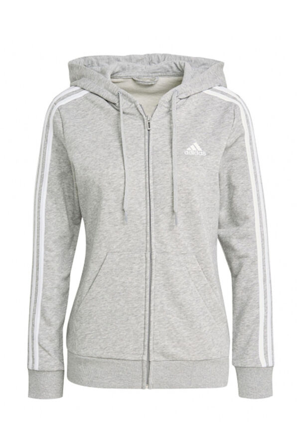 Adidas Sudadera gris Adidas con cremallera gris