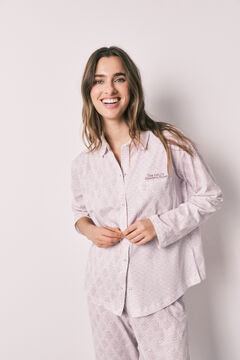 Women'secret 100% pamučna duga ko&scaron;ulja pidžama sa printom markica