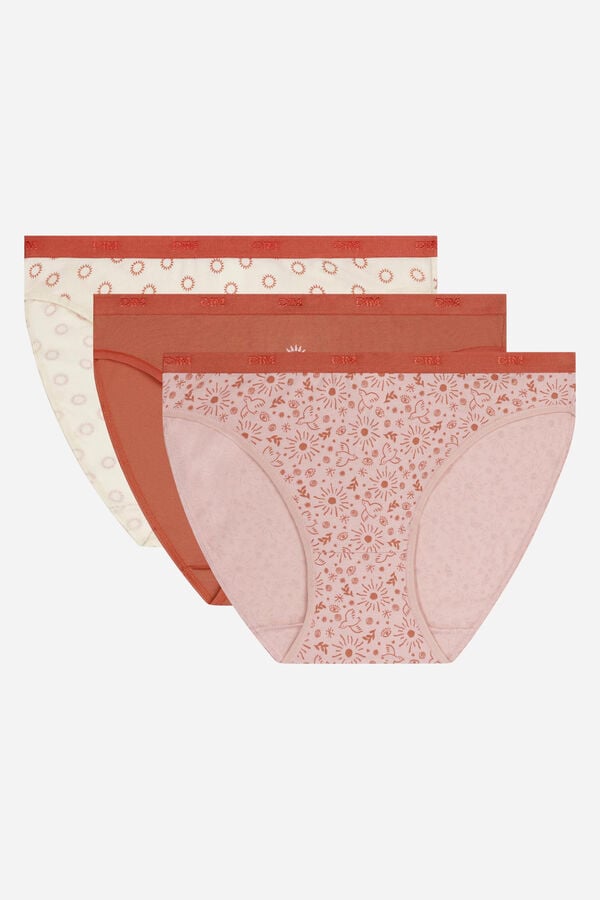 DIM Pack 3 cuecas estampadas estampado