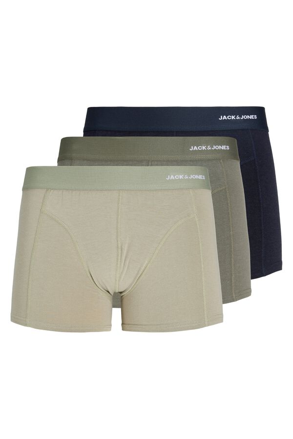 Jack & Jones Pack 3 boxers bamboo gris
