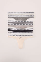 Women'secret Pakovanje od 7 raznobojni pamučnih japanki sa Snupijem Print