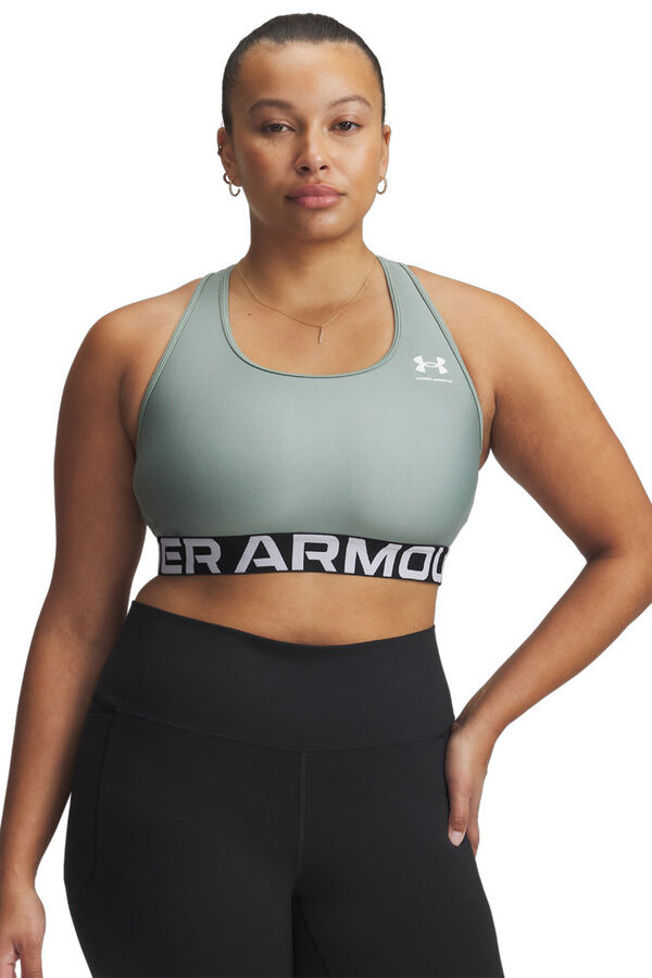 Under Armour Green sports bra beige