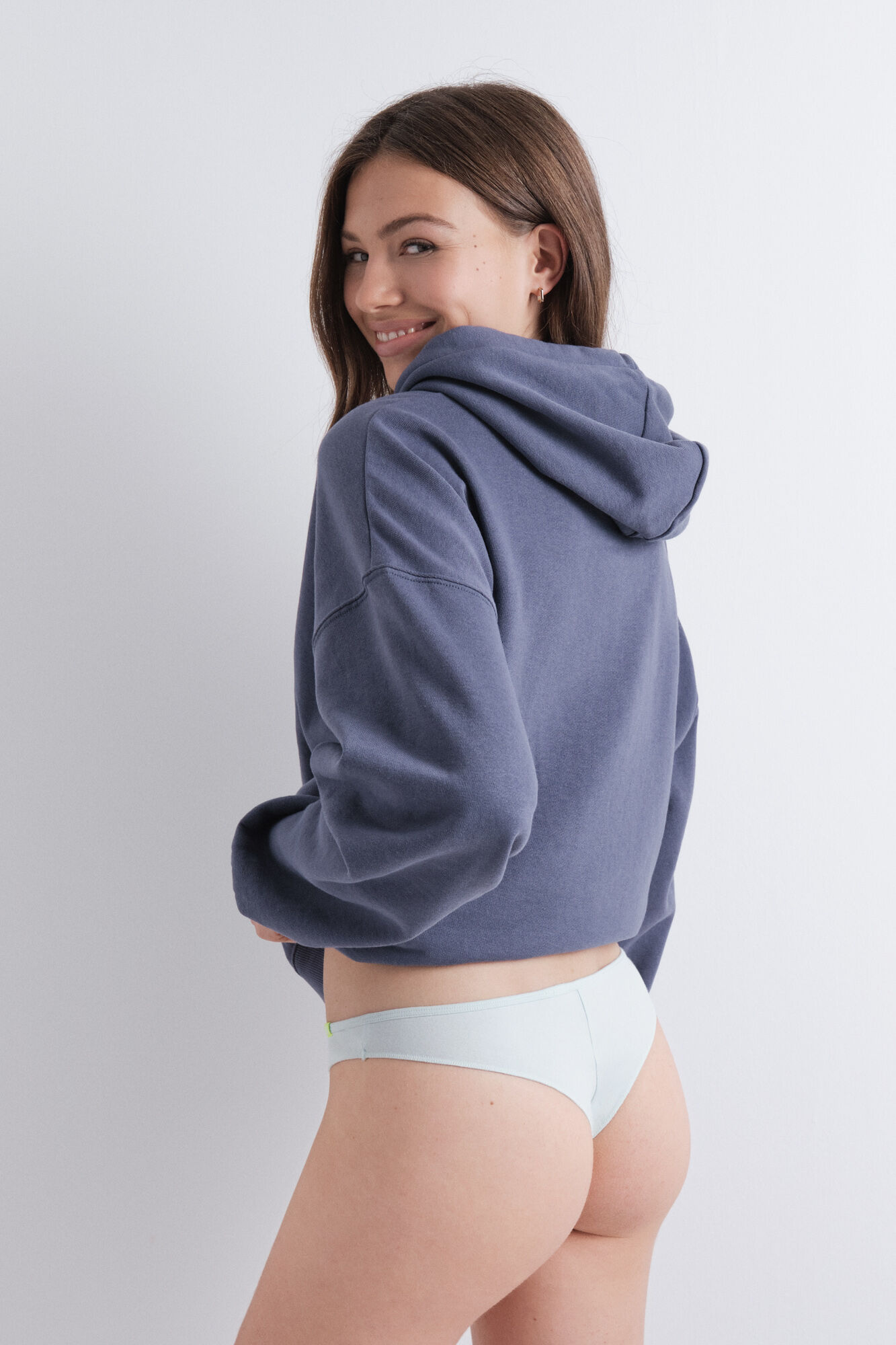 HI&BYE Paket od 3 brazilske gaće u zelenoj, lila i tamnozelenoj boji