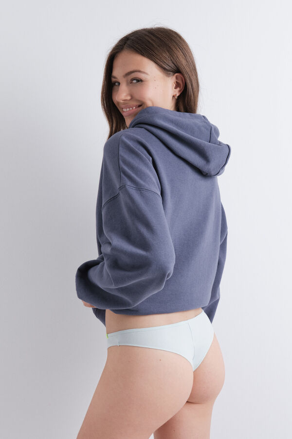 HI&BYE Paket od 3 brazilske gaće u zelenoj, lila i tamnozelenoj boji Zelena