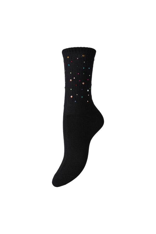 Pieces Calcetines con brillos negro
