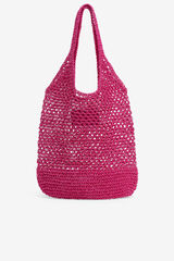 Vilanova Mala de Ombro Feita &agrave; M&atilde;o rosa