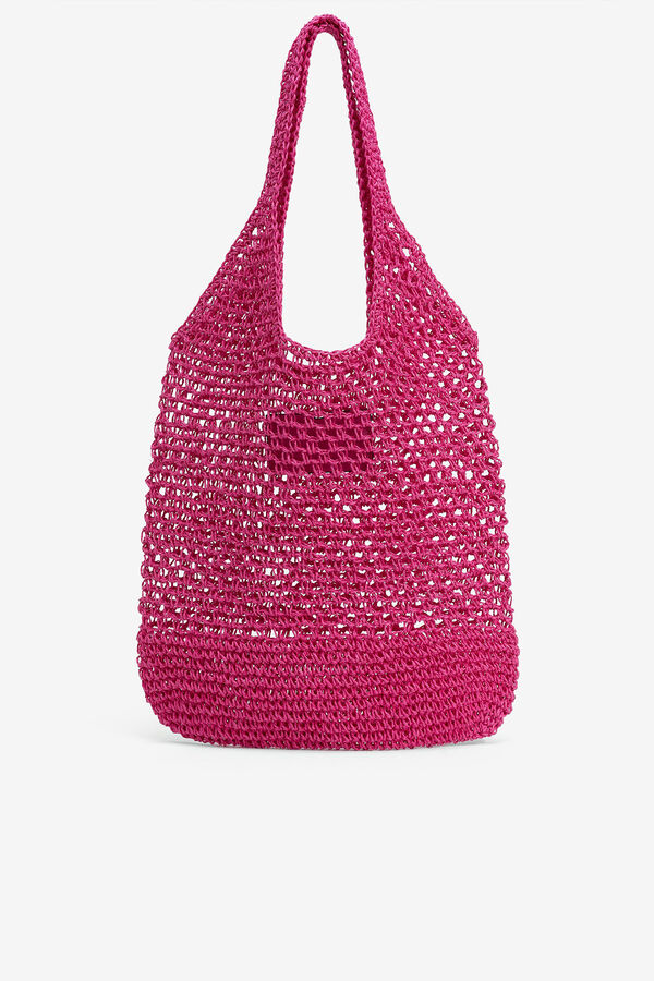 Vilanova Mala de Ombro Feita &agrave; M&atilde;o rosa