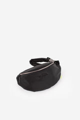 Victoria Victoria Things Metallic Nylon bum bag Pack Bag with Exterior embroidered black