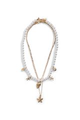 Pieces Paket od 3 ogrlice Žuta