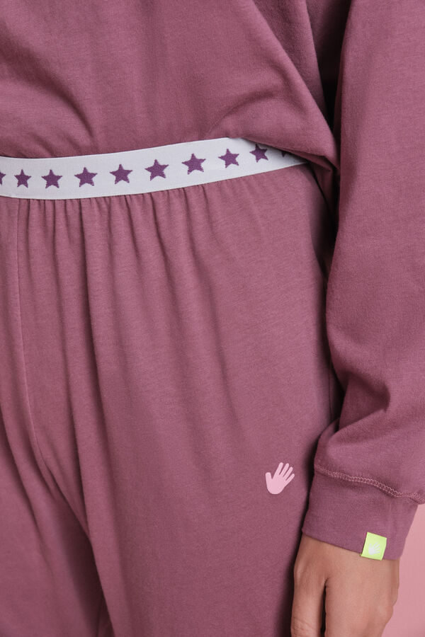 HI&BYE Dugački set od 100% pamuka roze apres-ski Roze