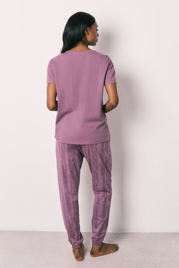 Women'secret Zapatillas casa Snoopy moradas morado/lila