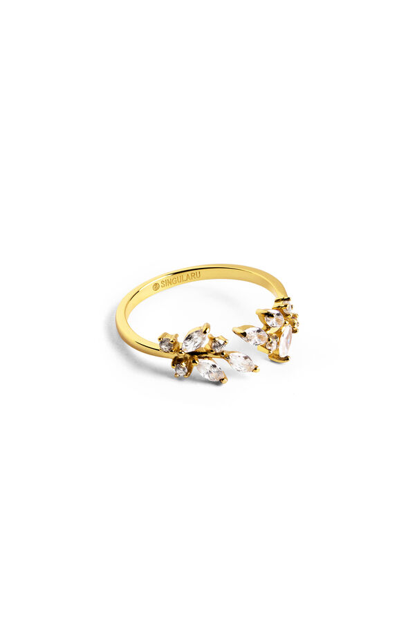Womensecret White Gold Buganvilla Ring imprimé