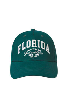 Jack & Jones Gorra algod&oacute;n con texto bordado