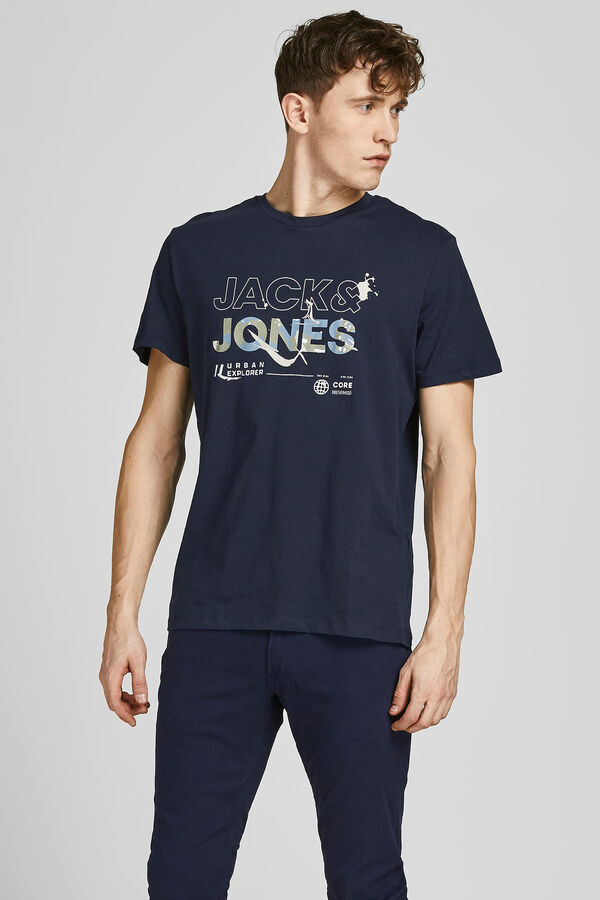 Jack & Jones Short-sleeved T-shirt bleu