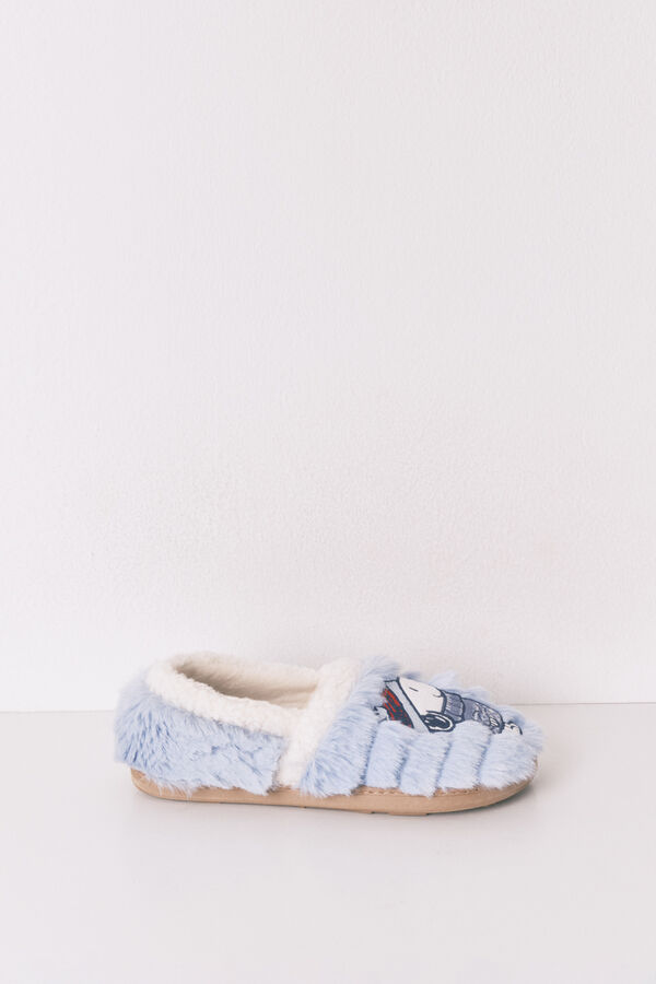 Women'secret Niske sobne papuče sa Snupijem Plava