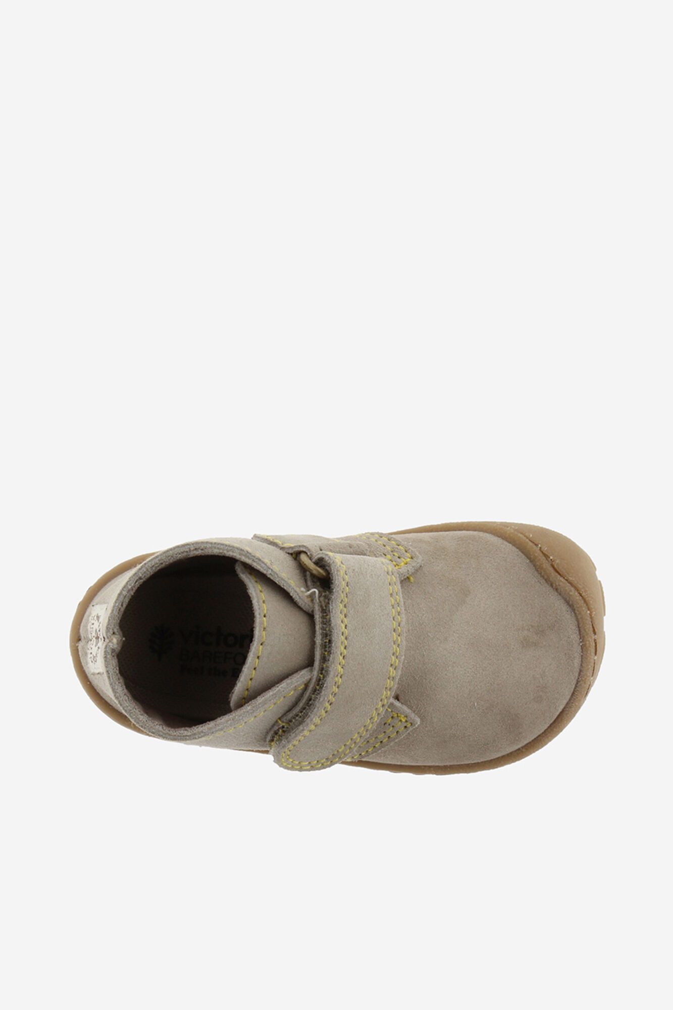 Victoria Botines de serraje Victoria Bosco barefoot con tira adherente