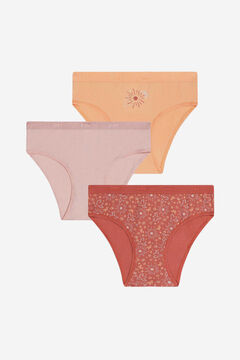 DIM Pack 3 bragas ni&ntilde;a estampadas