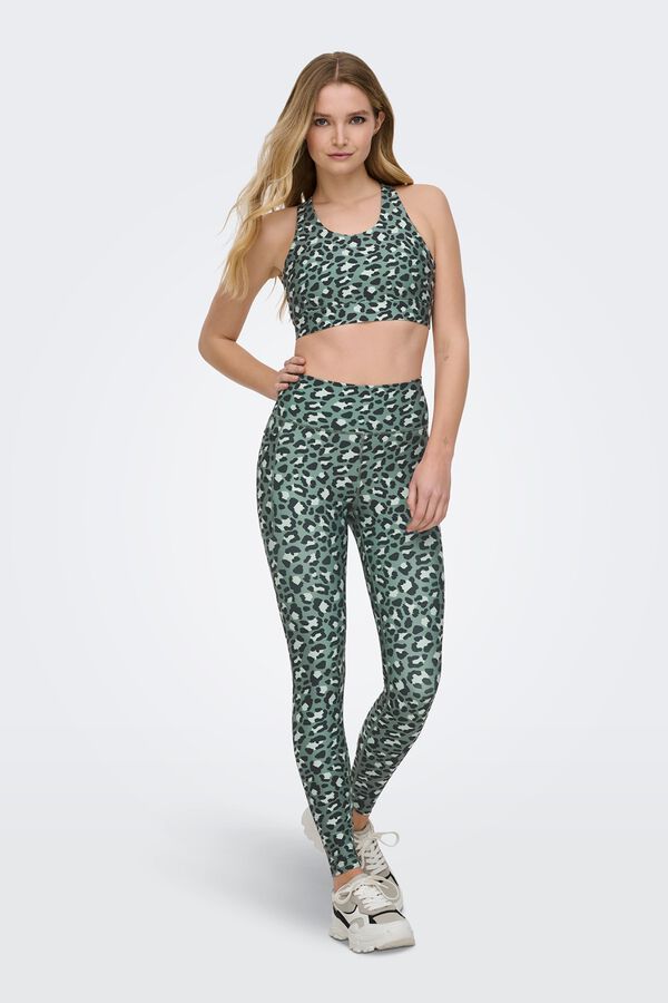 Only Play High intensity cross back sports bra verde