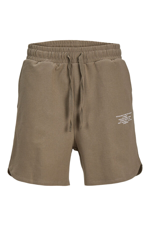 Jack & Jones Loose fit jogger Bermuda shorts grey