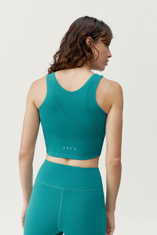 Born Living Yoga Top deportivo Zenda verde