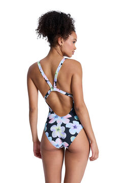 Roxy Ba&ntilde;ador estampado flores y lunares