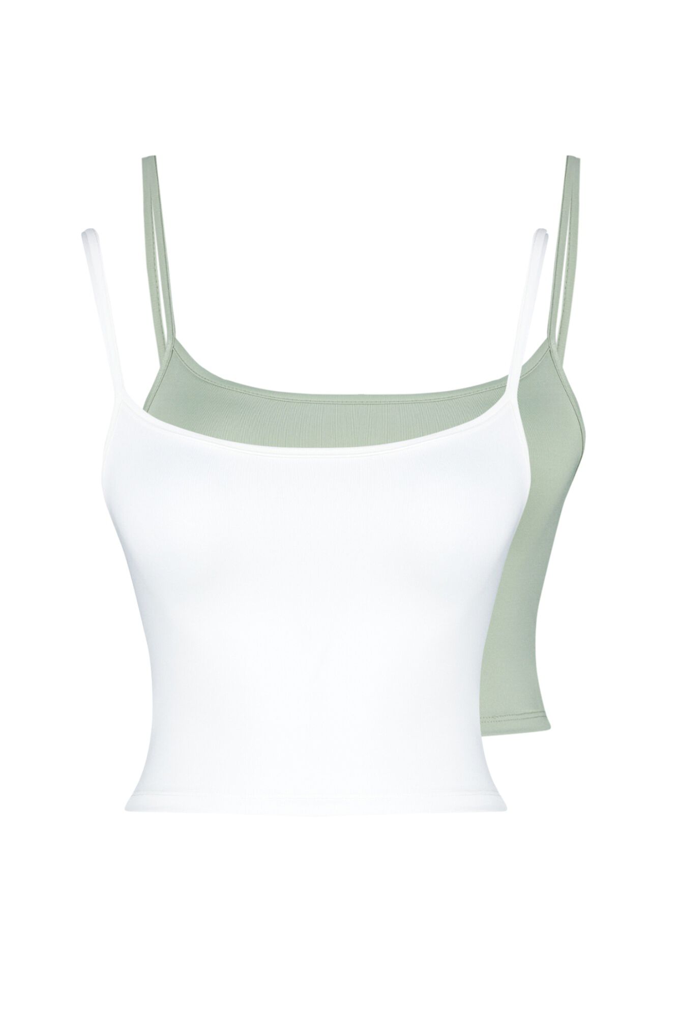 Trendyol Top corto cuello cuadrado
