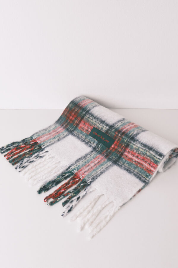 Women'secret Karirani moher šal Print