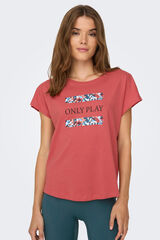 Only Play Camiseta only play burgundy