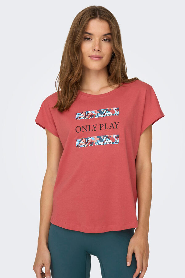 Only Play Camiseta only play burgundy