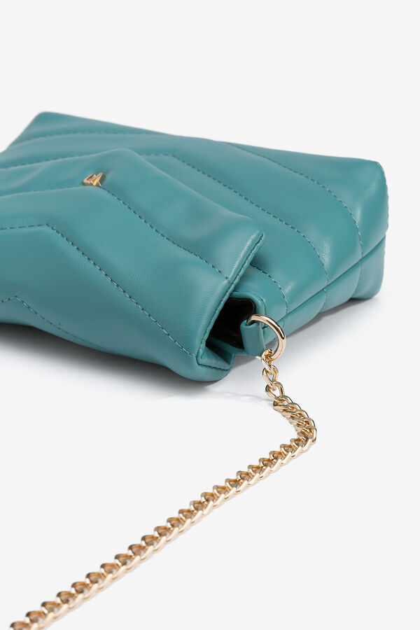 Vilanova Puffer Crossbody bag Tirkizna