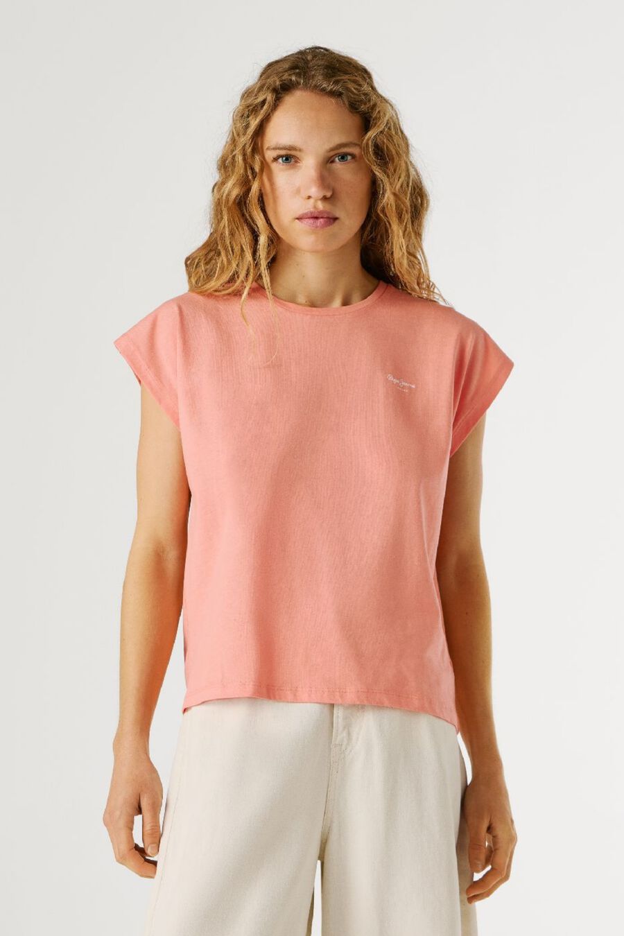 Camiseta manga corta cuello redondo