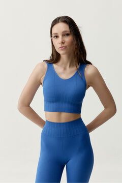 Born Living Yoga Top deportivo Annapurna azul ecl&eacute;ctico