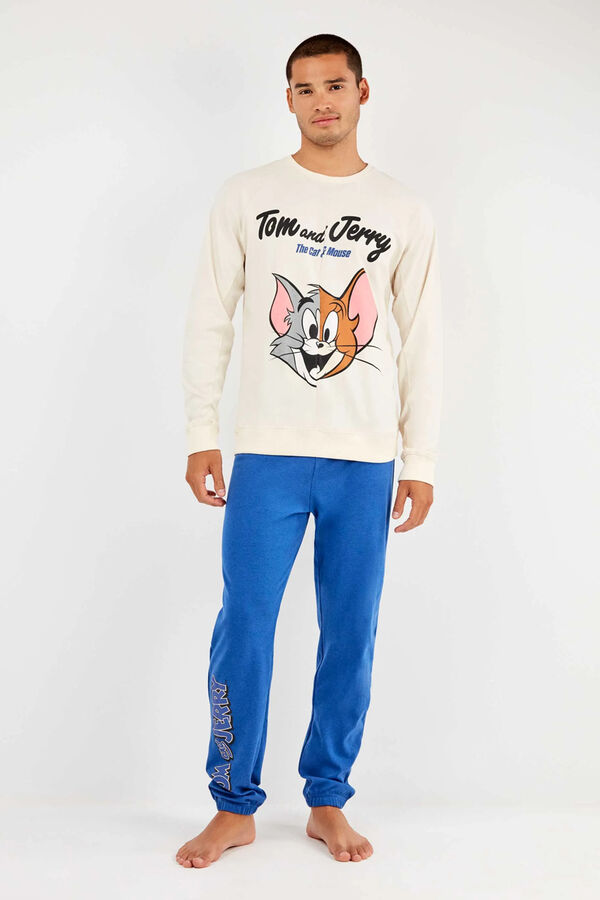 Gisela Tom & Jerry jersey-knit pyjamas set brown