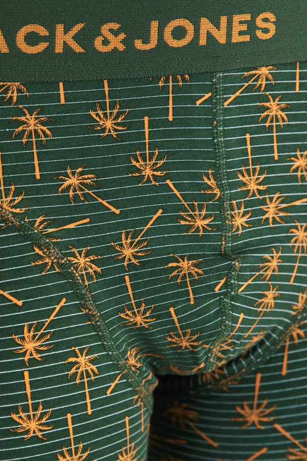 Jack & Jones Pack 3 boxers algod&oacute;n verde