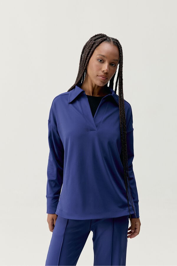 Born Living Yoga Polo desportivo Lua "Skin move" Next Blue azul