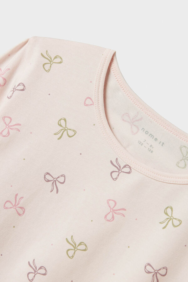 Name it Conjunto de pijama de menina com la&ccedil;os rosa