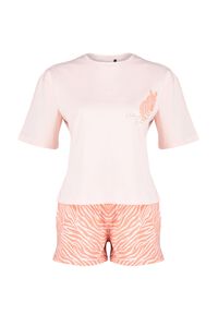 Trendyol Conjunto de pijama corto animal print