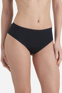 DIM Braga menstrual microfibra flujo moderado negro