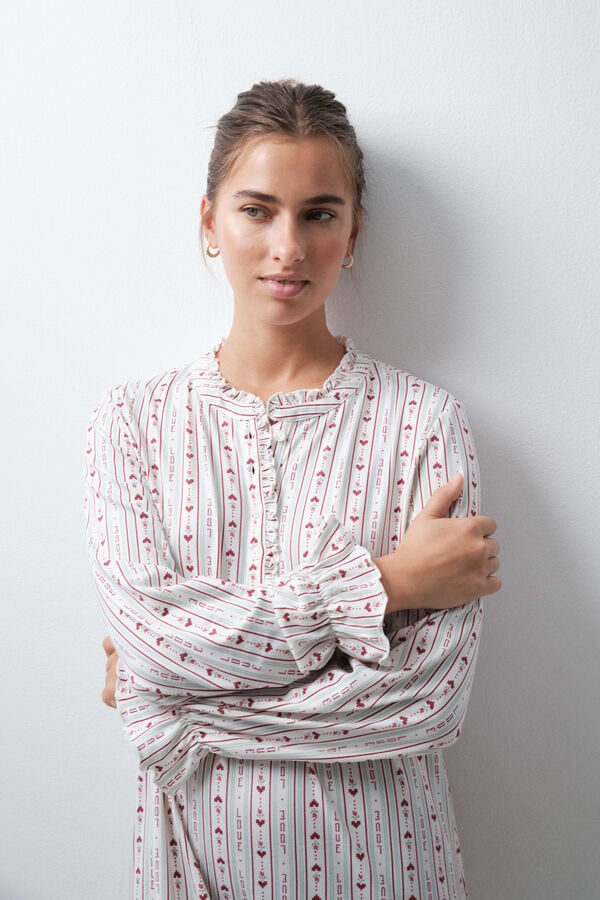 Women'secret Kratka spavaćica Snoopy srca Print