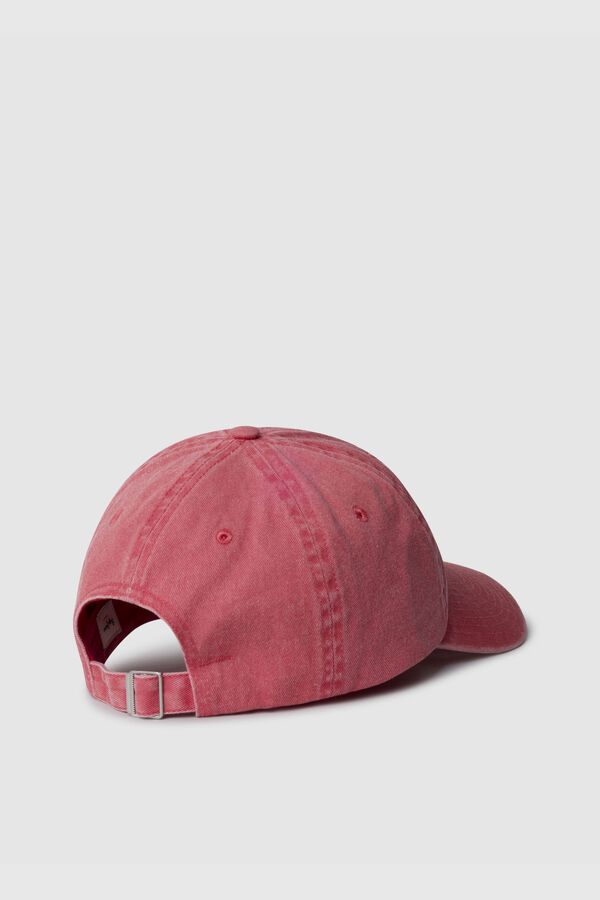 Pepe Jeans Gorra de sarga algod&oacute;n con bordado rojo