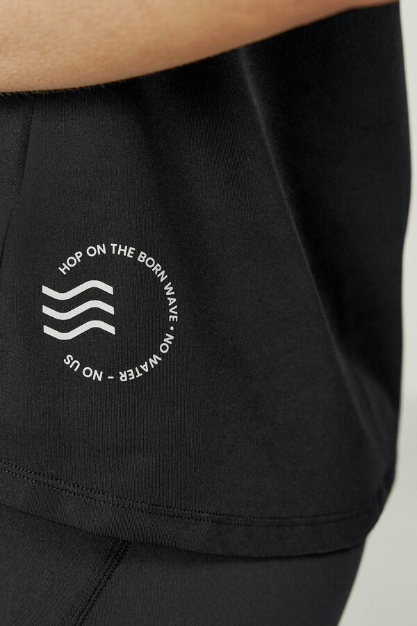 Born Living Yoga Shirt Lena Black negro