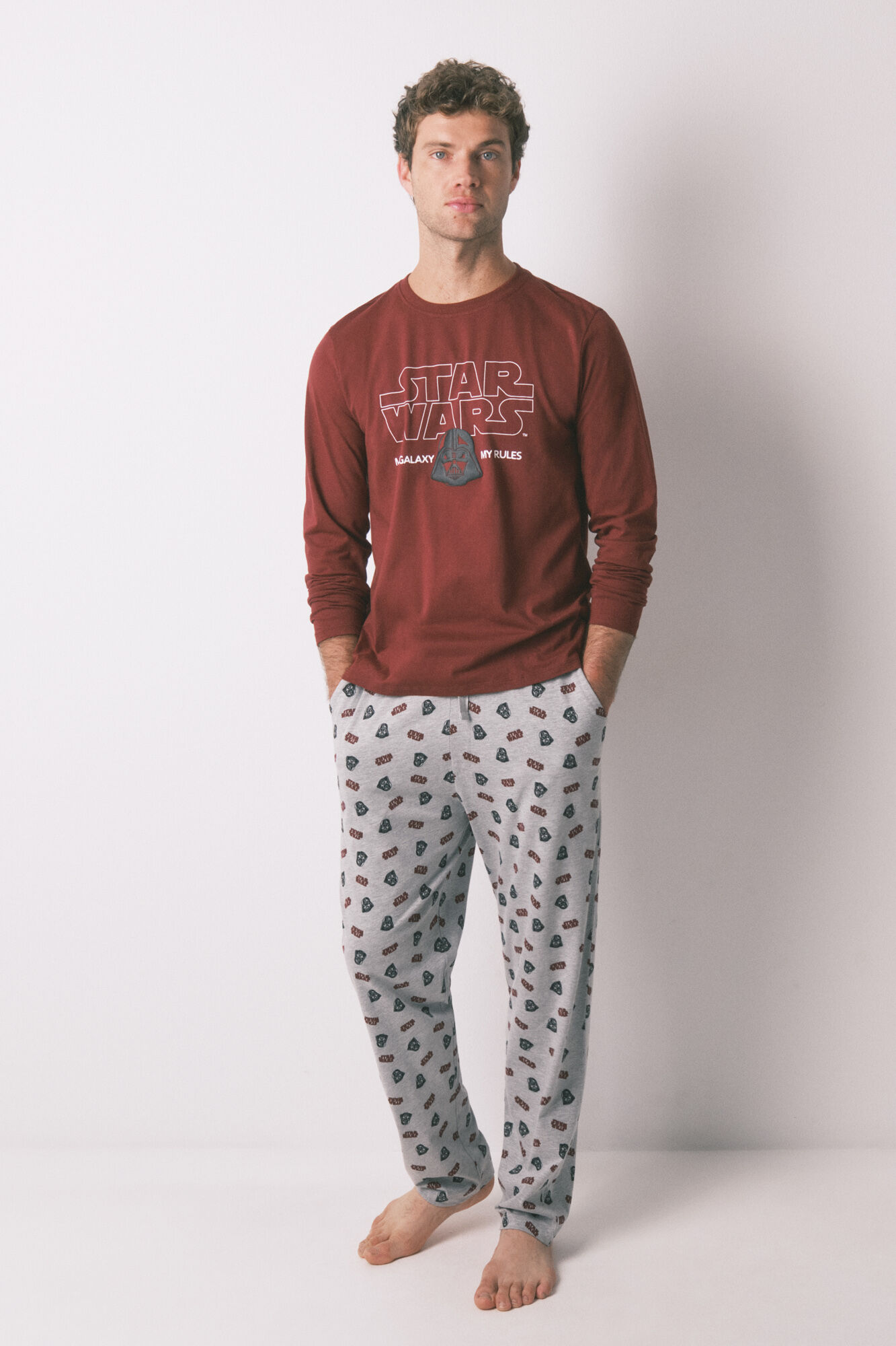 Women'secret Mu&scaron;ka duga pidžama &bdquo;Ratovi zvezda&ldquo; od 100% pamuka