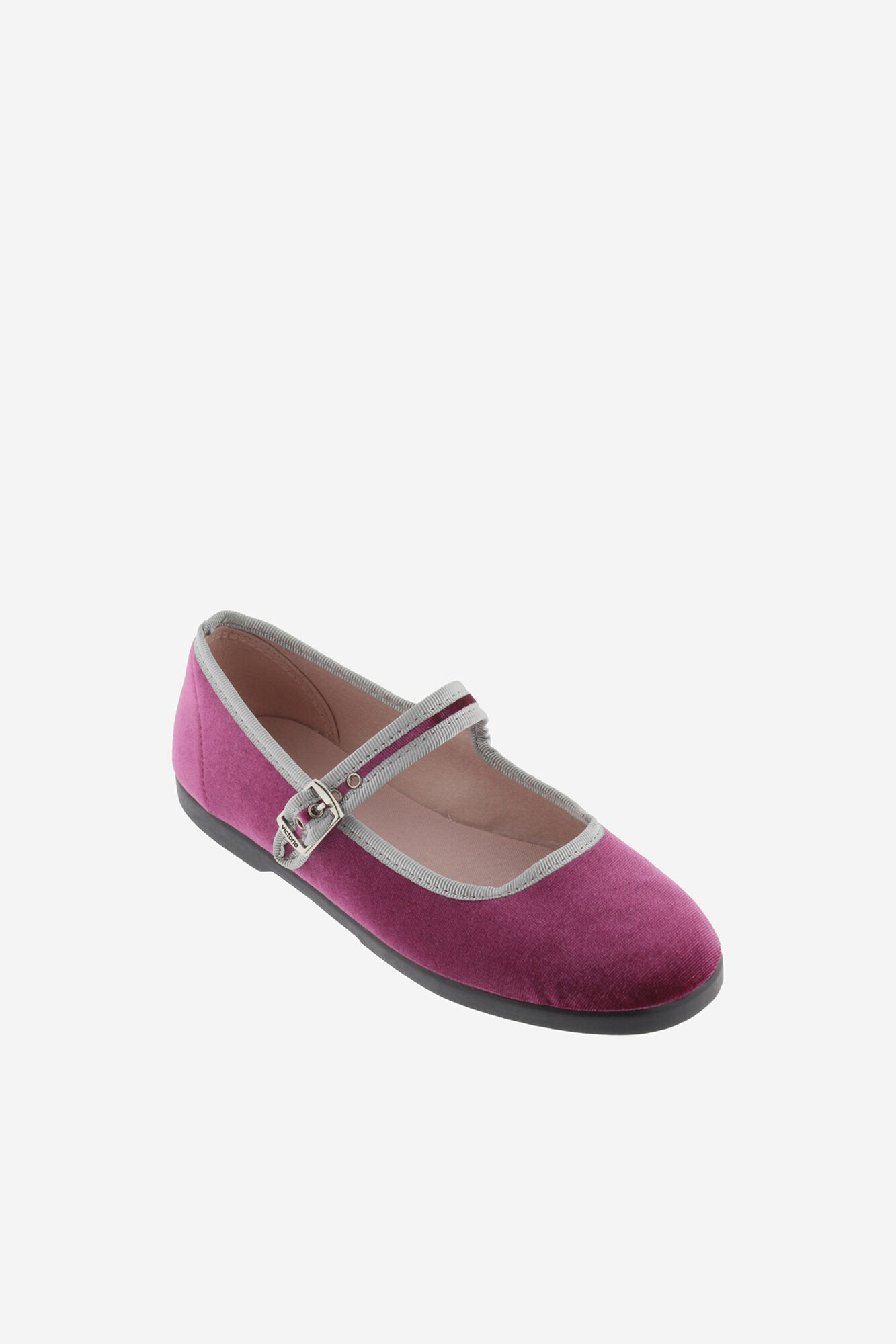 Victoria Bailarinas de veludo com acabamento